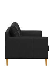 John Lewis Draper II Grand 4 Seater Leather Sofa, Light Leg - thumbnail 3