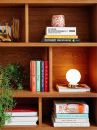houseof Opal Disk Rechargeable Cordless Table Lamp, Brass - thumbnail 5