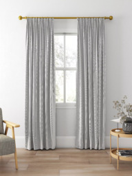 Clarke & Clarke Breton Made to Measure Curtains or Roman Blind, Charcoal - thumbnail 5