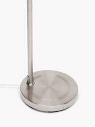 John Lewis Swing Arm Floor Lamp, Brushed Steel - thumbnail 6