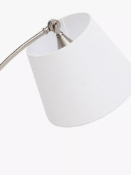 John Lewis Swing Arm Floor Lamp, Brushed Steel - thumbnail 4