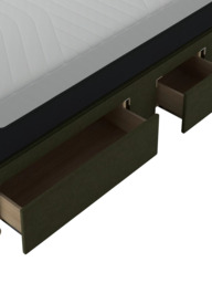 TEMPUR® Suffolk Continental 2 Drawer Divan Base, Single - thumbnail 5
