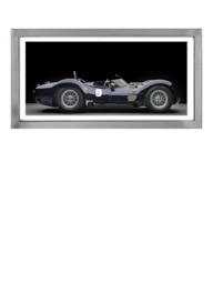 Brookpace Lascelles 'Maserati Birdcage' Car Framed Print & Mount, 49 x 99cm, Black