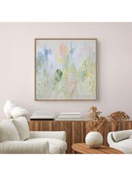 John Lewis Mercedes Lopez Charro 'Spring Treats' Framed Canvas Print, 84 x 84cm, Green/Multi - thumbnail 2