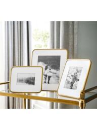 Pottery Barn Radius Photo Frame & Mount, Brass - thumbnail 4