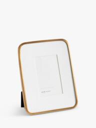 Pottery Barn Radius Photo Frame & Mount, Brass - thumbnail 1