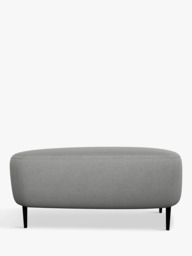 John Lewis Lozenge Footstool, Metal Leg - thumbnail 4