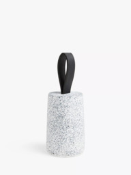 John Lewis Terrazzo Door Stop, Grey/White