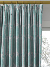 Prestigious Textiles Destiny Made to Measure Curtains or Roman Blind, Teal - thumbnail 2