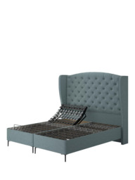 TEMPUR® Suffolk Slim Divan Adjustable Disc Upholstered Bed, Single - thumbnail 3