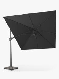 Pacific Premium Challenger T2 Rectangular Free-Arm Tilt Parasol & Base with Cover, 3.5 x 2.6m - thumbnail 1