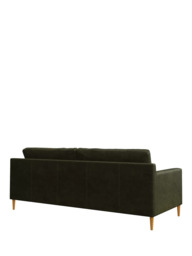 John Lewis Draper II Large 3 Seater Leather Sofa, Light Leg - thumbnail 4