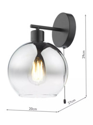 Där Lycia Glass Wall Light - thumbnail 5