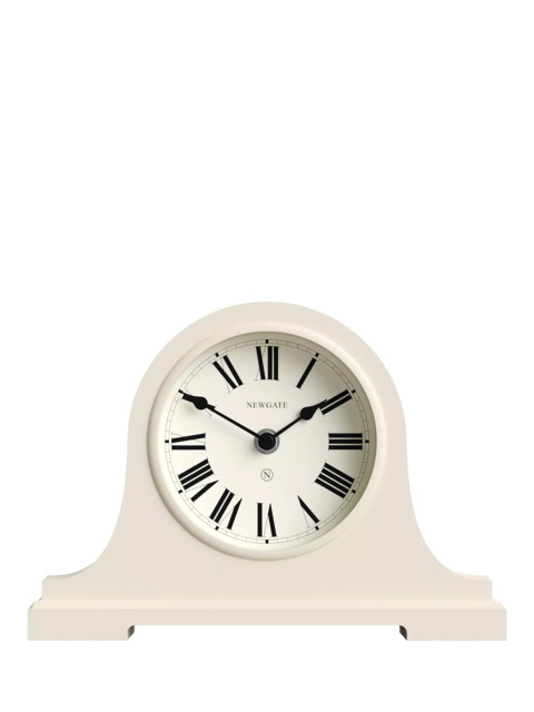 Newgate Clocks Broadway Roman Numeral Mantel Clock, Vanilla Cream - image 1