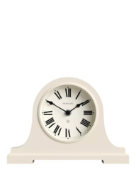 Newgate Clocks Broadway Roman Numeral Mantel Clock, Vanilla Cream
