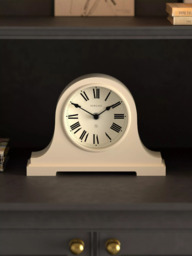 Newgate Clocks Broadway Roman Numeral Mantel Clock, Vanilla Cream - thumbnail 3