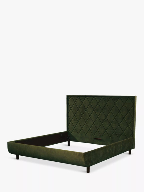 TEMPUR® Arc™ Static Disc Quilted Upholstered Bed Frame, Super King Size - image 1