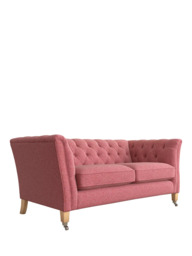 Laura Ashley Chatsworth Small 2 Seater Sofa, Oak Leg - thumbnail 3