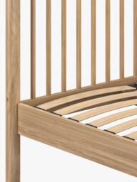 John Lewis Spindle Bed Frame, King Size, Oak - thumbnail 3