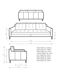 John Lewis Draper II Grand 4 Seater Leather Sofa, Light Leg - thumbnail 2
