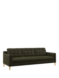 John Lewis Draper II Grand 4 Seater Leather Sofa, Light Leg - thumbnail 1