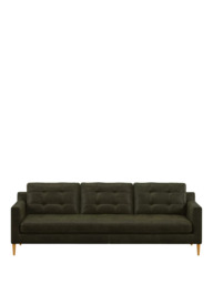 John Lewis Draper II Grand 4 Seater Leather Sofa, Light Leg - thumbnail 5