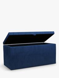 John Lewis Emily Upholstered Ottoman Storage Box - thumbnail 2