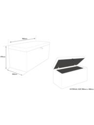 John Lewis Emily Upholstered Ottoman Storage Box - thumbnail 6