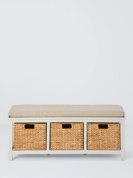 John Lewis Country Shoe Bench FSC-Certified (Acacia Wood), Greige - thumbnail 2