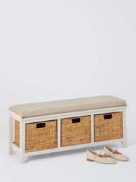 John Lewis Country Shoe Bench FSC-Certified (Acacia Wood), Greige - thumbnail 4