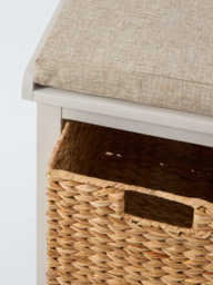 John Lewis Country Shoe Bench FSC-Certified (Acacia Wood), Greige - thumbnail 3