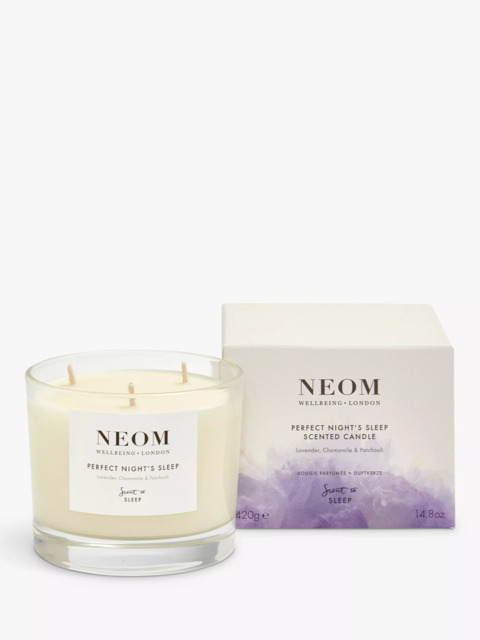 NEOM Wellbeing London Perfect Night's Sleep 3 Wick Scented Candle - image 1