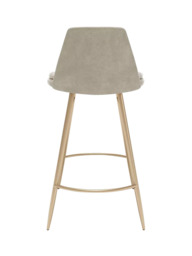 west elm Finley Bar Stool, Dune/Light Bronze - thumbnail 5