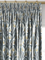 Clarke & Clarke Attingham Made to Measure Curtains or Roman Blind, Denim - thumbnail 2