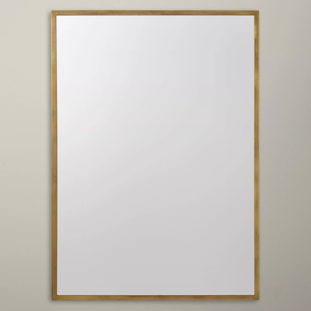 John Lewis Ivey Rectangular Wall Mirror, 101 x 76cm