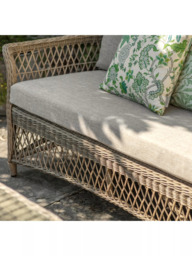 Bramblecrest RHS Rosemoor 8-Seater Corner Sofa & Square Garden Table Lounge Set, Latte - thumbnail 6