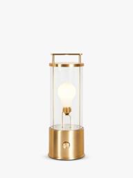 tala The Muse 2.0 Portable Rechargeable Outdoor Table Lamp, Solid Brass - thumbnail 1