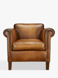 John Lewis Camford Leather Armchair, Buffalo Antique