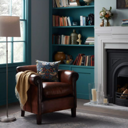 John Lewis Camford Leather Armchair, Buffalo Antique - thumbnail 5