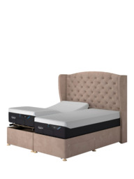 TEMPUR® Suffolk Adjustable Disc Continental 4 Drawer Divan Base, King Size - thumbnail 5