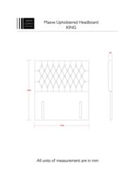 John Lewis Maeve Full Depth Upholstered Headboard, King Size - thumbnail 4