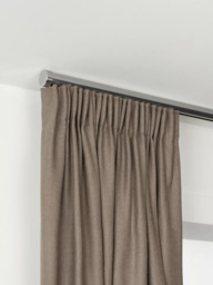 John Lewis Made to Order Select Gliding Curtain Pole with Stud Finial, Ceiling Fix, Dia.30mm - thumbnail 1