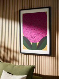 John Lewis Eija Vehvilainen 'November Flower' Framed Print, 80 x 60cm, Pink/Multi - thumbnail 2