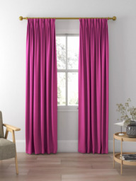 Designers Guild Madrid Made to Measure Curtains or Roman Blind, Magenta - thumbnail 5