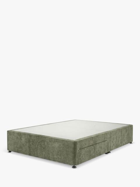 Silentnight Non-Sprung 2 Drawer Upholstered Divan Base, King Size - image 1