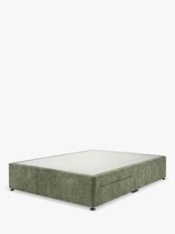 Silentnight Non-Sprung 2 Drawer Upholstered Divan Base, King Size - thumbnail 1