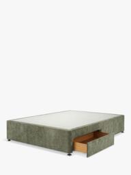 Silentnight Non-Sprung 2 Drawer Upholstered Divan Base, King Size - thumbnail 2