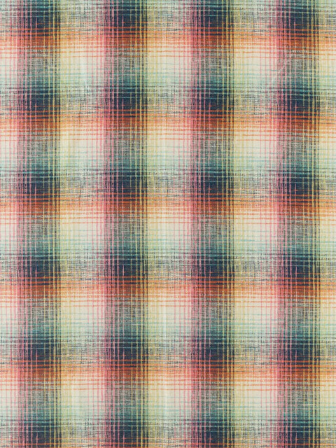Harlequin Hamada Made to Measure Curtains of Roman Blind, Fuchsia/Marine - image 1