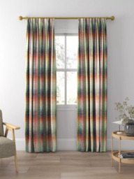 Harlequin Hamada Made to Measure Curtains of Roman Blind, Fuchsia/Marine - thumbnail 5