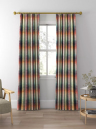 Harlequin Hamada Made to Measure Curtains of Roman Blind, Fuchsia/Marine - thumbnail 3